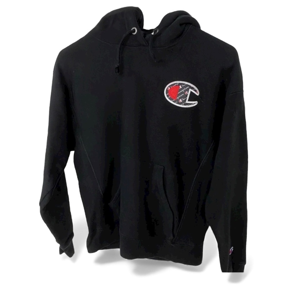 Women’s Reverse Weave Black Champion Hoodie